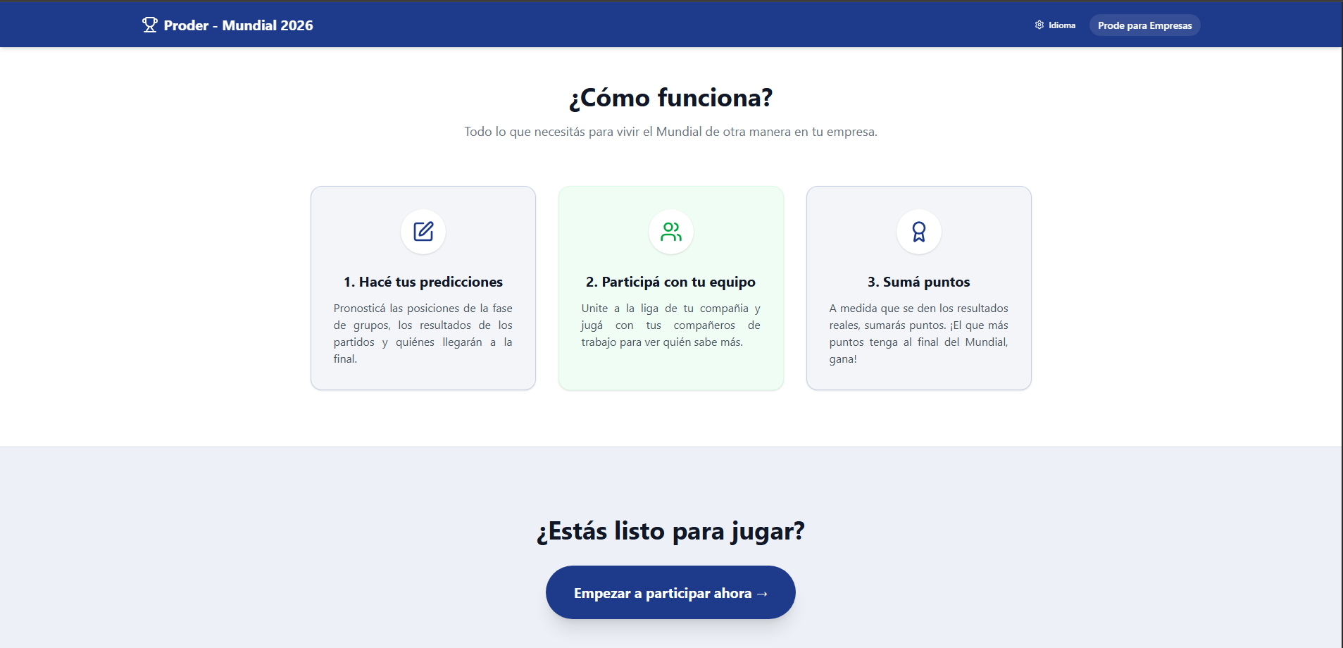 Instrucciones de funcionamiento